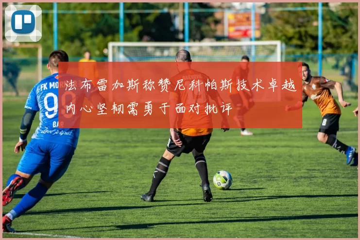 法布雷加斯称赞尼科帕斯技术卓越内心坚韧需勇于面对批评